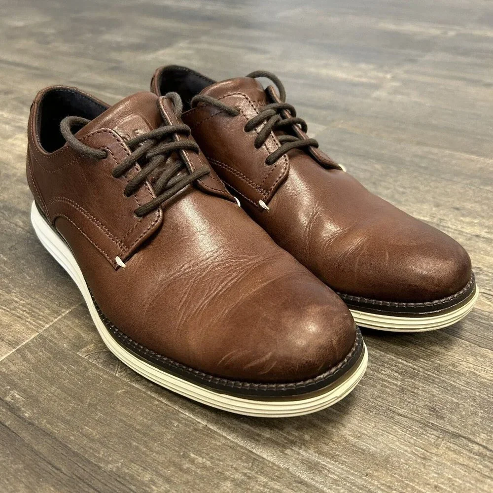 Cole Haan Shoes Men 9‎ Chestnut Originalgrand Cloudfeel Athletic Dress Oxfords